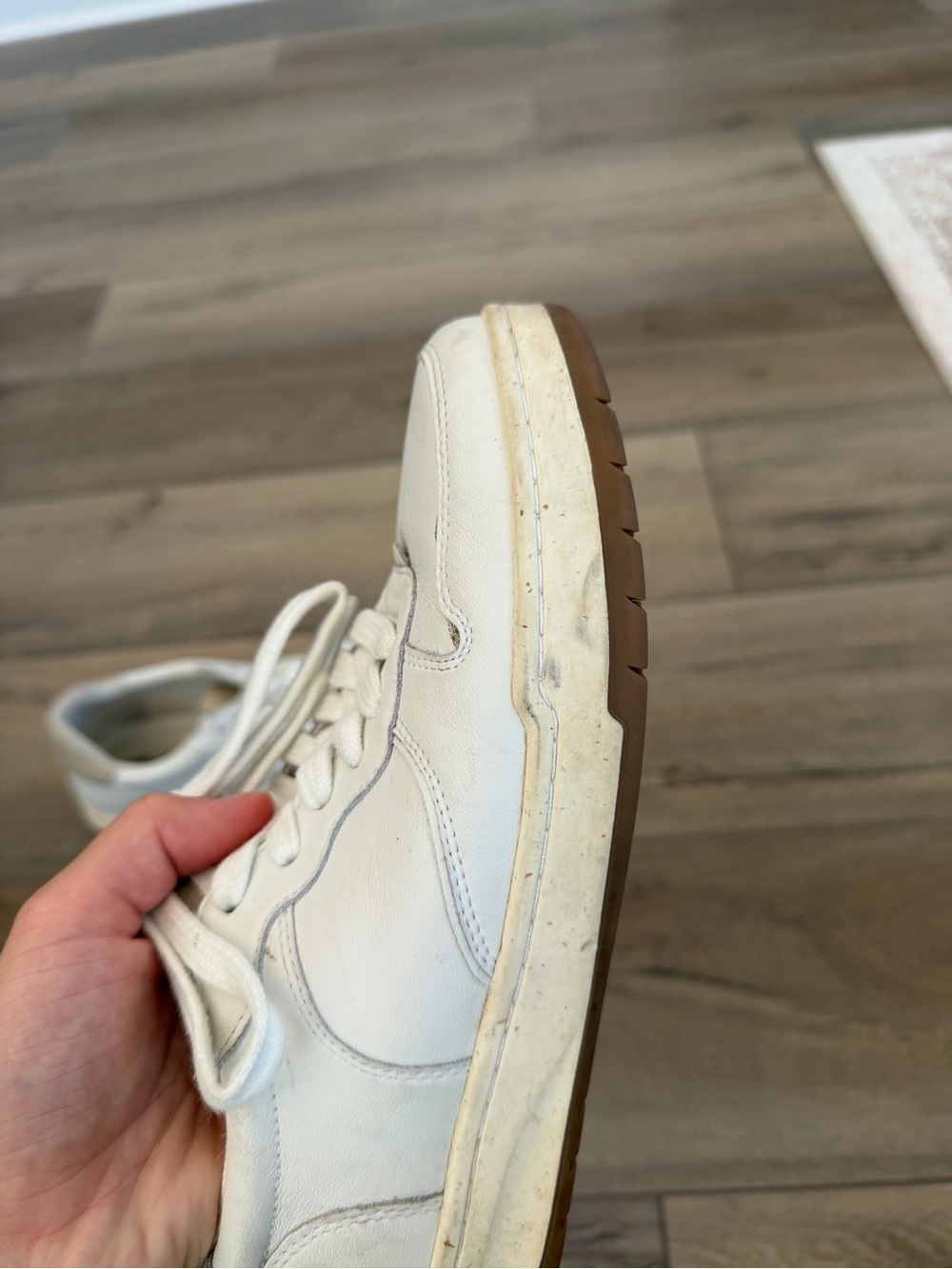 Madewell White Leather Low-Top Sneakers - Picture 4 of 6